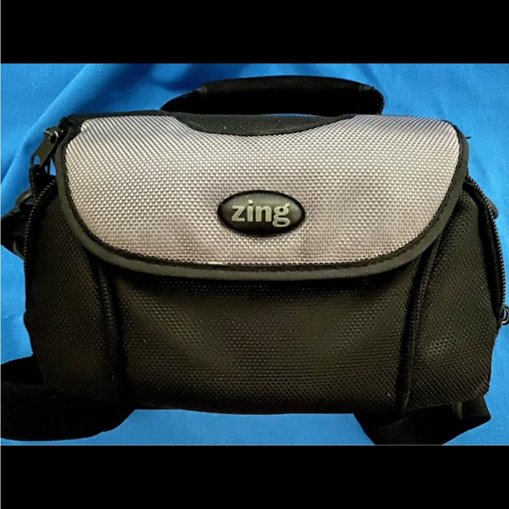 ZING Camera Bag with Padded Protection Black and Gray Interior Separators